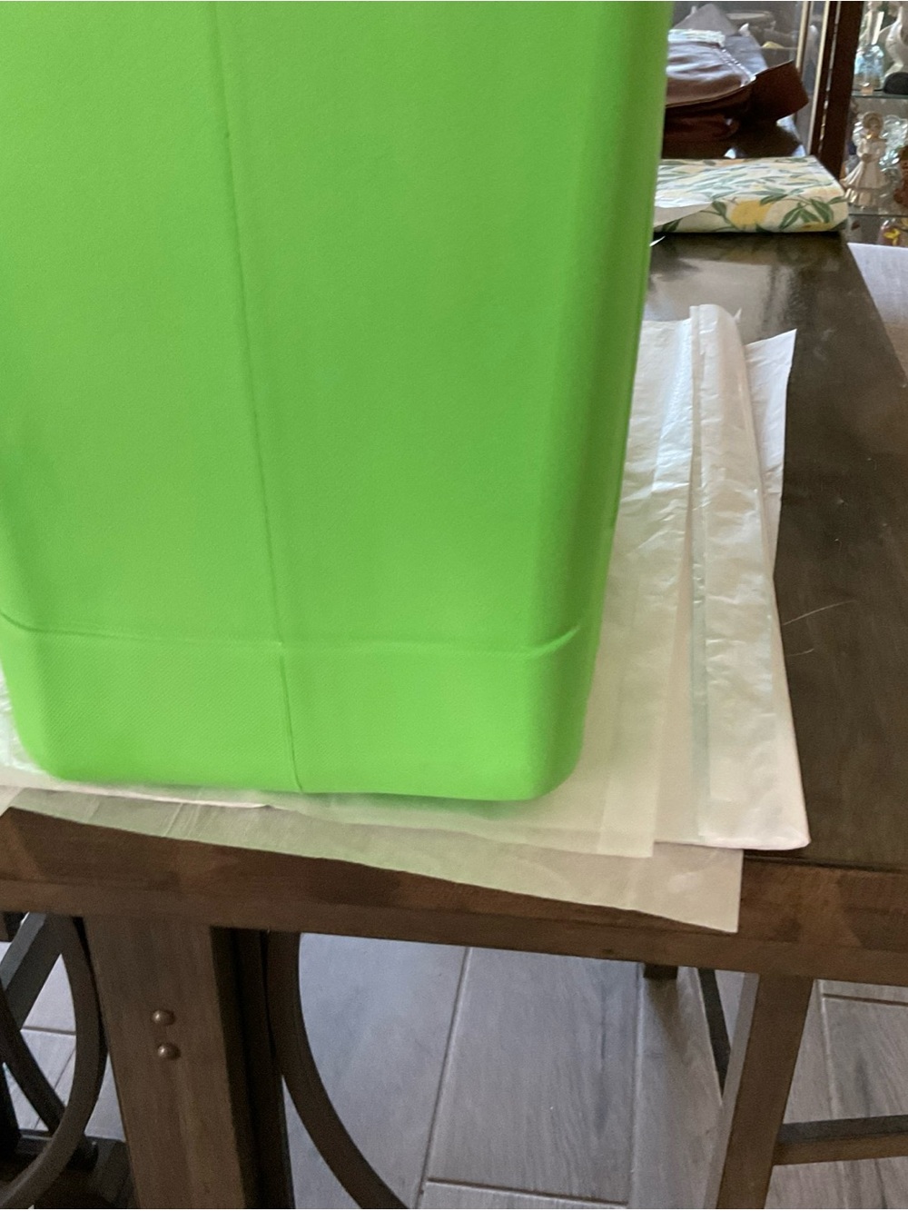 Hurley Mint Green Silicone Waterproof Bag/tote Beach/Travel NWT 16”x 8.5”x 13” - Picture 7 of 9